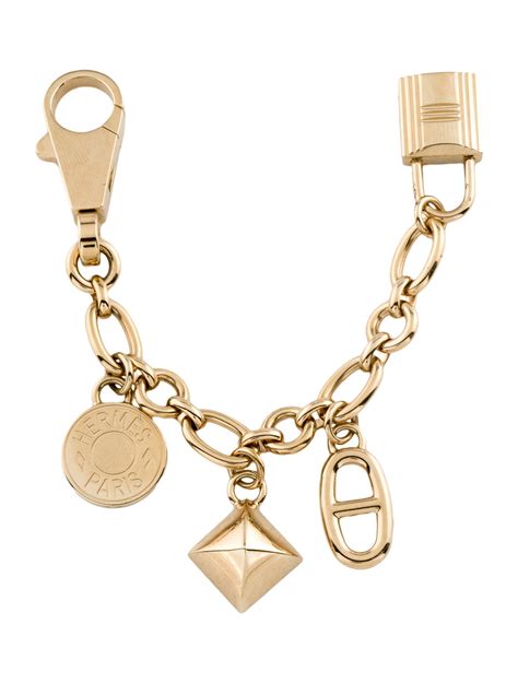 Hermès Gold Olga Breloque Bag Charm Available For  